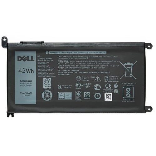 Dell Battery 42WHR 3500mAh 11.4V  3-Cell Replacement Laptop Battery