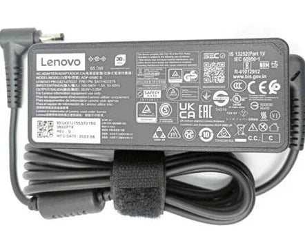 Lenovo Laptop Charger Original 65W 20V 3.25A Round Pin AC Adapter