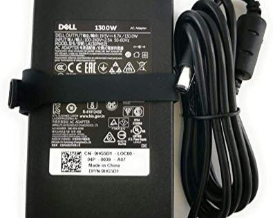 Dell Laptop Original Charger Adapter | 130 W | 7.5 MM Pin | 6.7 Amp | 1 Year Warranty -